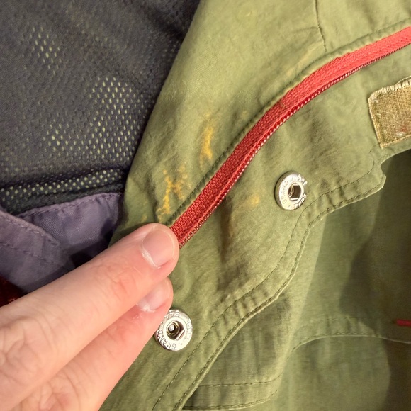 Sport Designs 1980s/1990s Vintage Green Purple Anorak Windbreaker Jacket Large - Picture 12 of 14